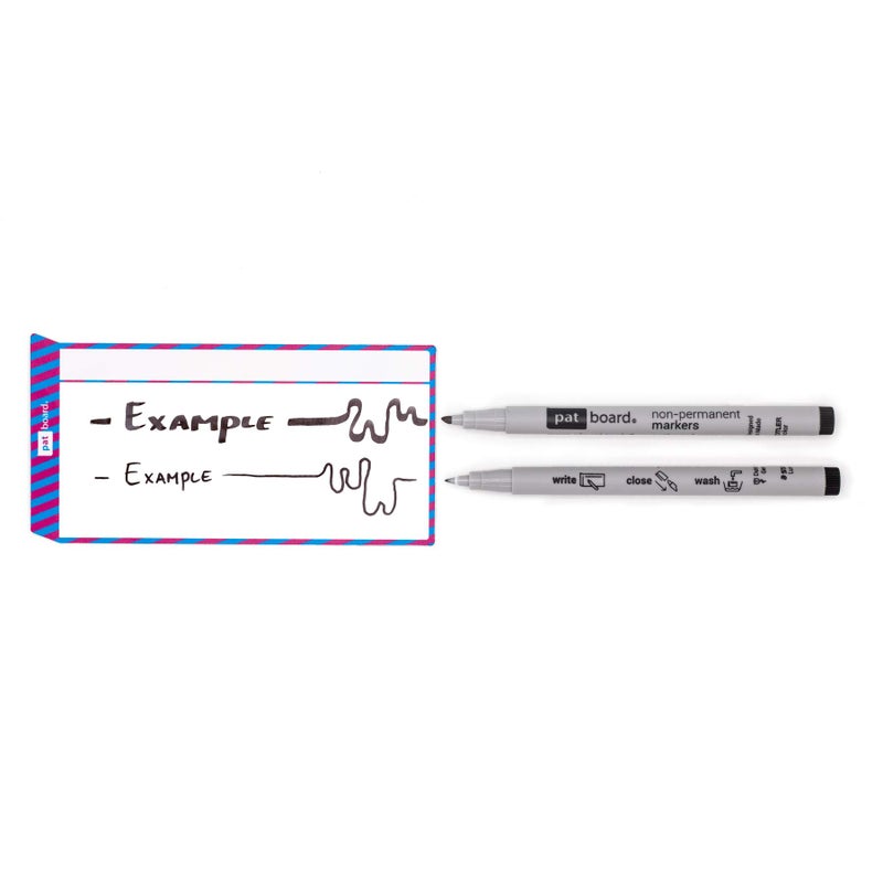 PATBOARD Non-permanent Markers Black 1x (1-2.5mm) - Wet Erase Pen - B - Image 3